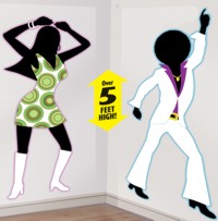 These cool dancers will get everyone on the dance floor at your 70s disco party. Decorating your par
