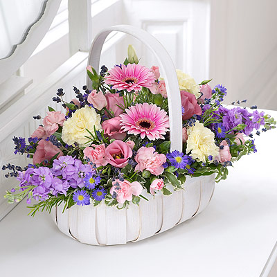 Unbranded Scented Flower Summer Basket