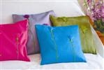 Unbranded Scented Silk Cushions: W230mm x H230mm x D50mm - Purple Lavender and Cassis Fragrance