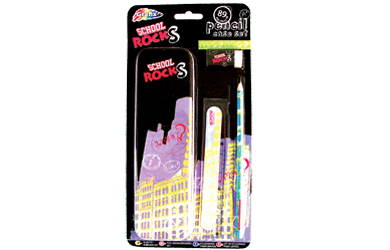 Unbranded School Rocks Pencil Case Set