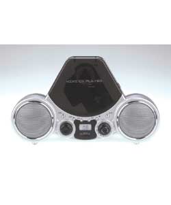 Ultra small CD AM/FM radio with stereo speakers fo