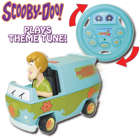 Turn the steering wheel and control where shaggy goes! Press for forward or reverse and turn the whe