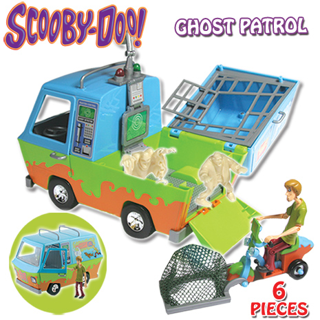 Drive to the Scene, catch the Ghosts, pack up and you are on your way to the next Scooby adventure! 