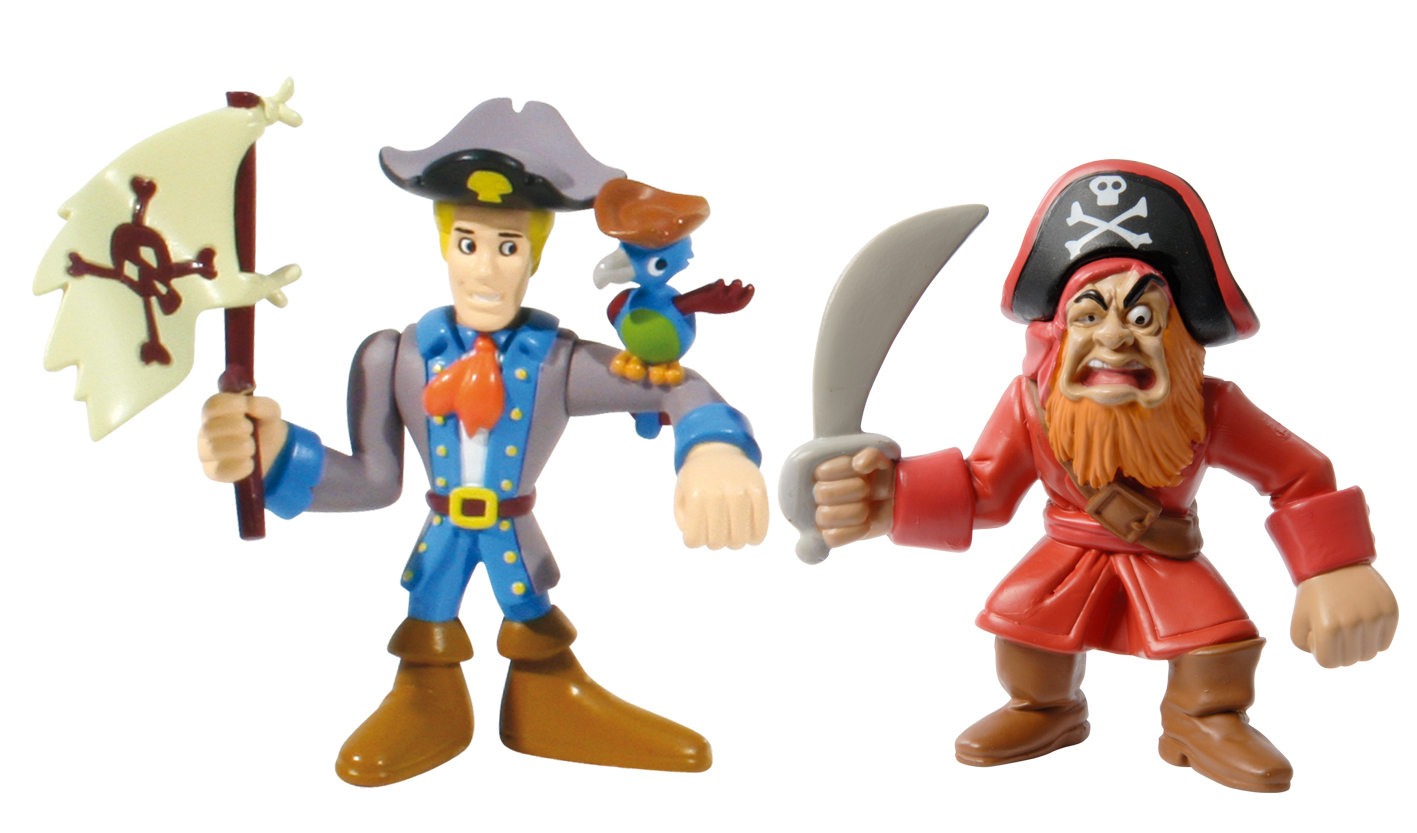 Unbranded Scooby Pirates Twinpack - Fred and Redbeard