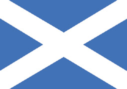 Scottish Flag Keyring