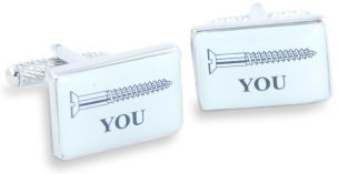 Unbranded Screw You Cufflinks