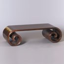 Scroll coffee table furniture