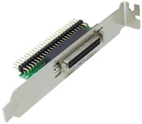 SCSI-II to SCSI-I/II External to Internal Adapter