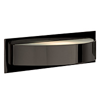 Unbranded SE2692BC - Black Chrome and Glass Wall Washer