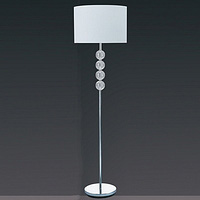Unbranded SE8194CC - Glass and Chrome Floor Lamp
