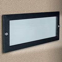 Unbranded SE82012 - Black Outdoor Brick Light