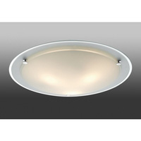 Unbranded SE8223 23 - Small Mirror and Glass Ceiling Flush Light