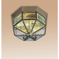 Unbranded SE8235AB - Antique Brass Semi Flush Light