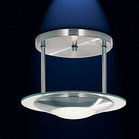 Unbranded SE8607SS - Satin Silver Semi Flush Light