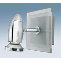 Unbranded SE8761CC - Chrome and Glass Wall Spot Light