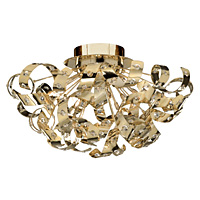 Unbranded SE8812 12GO - Gold Plated Semi Flush Light