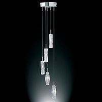 Unbranded SE885 5 - 5 Light Polished Chrome Pendant Light