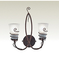 Unbranded SE9052 2BR - Rustic Brown Wall Light