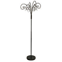 Unbranded SE9226 6BC - Black Chrome Floor Lamp