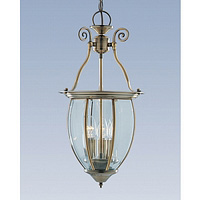Unbranded SE9501 3 - 3 Light Antique Brass Pendant Light