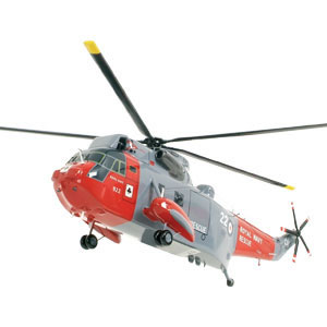 A collector quality Bravo Delta replica of the Sea King helicopter. The Sea King was initially desig