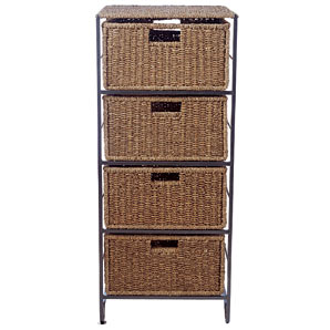 Seagrass Four Drawer Chest