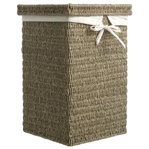 Seagrass Natural Linen Basket- Small