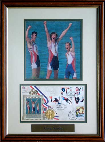 Unbranded Searle Brothers and#8211; Official Olympic signed FDC presentation