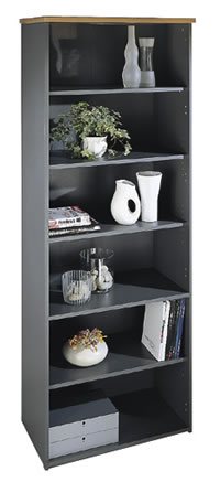 Unbranded Secondary Storage Economy Five Shelf Bookcase
