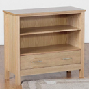 Seconique Oakleigh low bookcase furniture