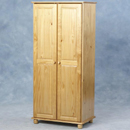 Seconique Sol Pine 2 drawer wardrobe furniture