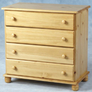 This range of traditional pine bedroom furniture offers great value for money. The simple, clean