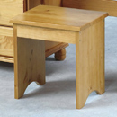 Seconique Sol Pine dressing table stool furniture
