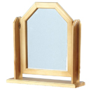 Seconique Sol Pine single swivel mirror furniture