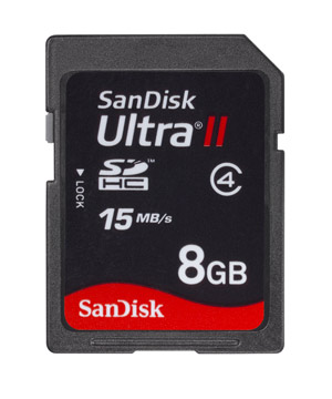 Unbranded Secure Digital High Capacity (SDHC) Memory Card - 8GB Ultra II Class 4