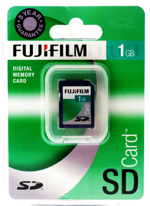 Unbranded Secure Digital (SD) Memory Card - 1GB - Fujifilm