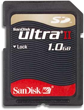 Unbranded Secure Digital (SD) Memory Card - 1GB - Sandisk Ultra II - WOW PRICE!