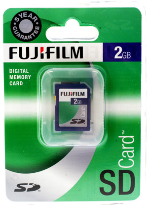 Unbranded Secure Digital (SD) Memory Card - 2GB - Fujifilm