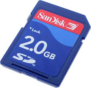 Unbranded Secure Digital (SD) Memory Card - 2GB - Sandisk - WOW PRICE!