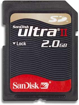 Unbranded Secure Digital (SD) Memory Card - 2GB - Sandisk Ultra II - UNBELIEVABLE PRICE!