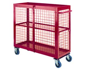 Unbranded Security distribution trolley