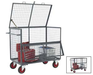 Unbranded Security mesh box truck