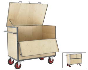 Unbranded Security wooden box trolley