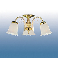 Unbranded SED73 3 - Polished Brass Ceiling Light