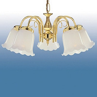 Unbranded SED775 5 - 5 Light Polished Brass Hanging Light