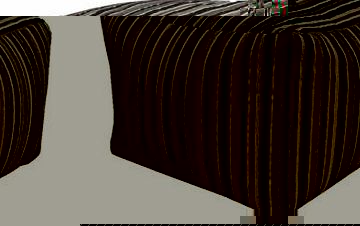 Unbranded Sedum Bean Bag Cube In Black