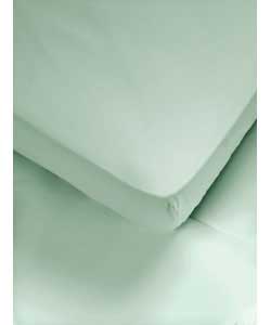Unbranded See See 300 Thread Count Double Fitted Sheet - Apple