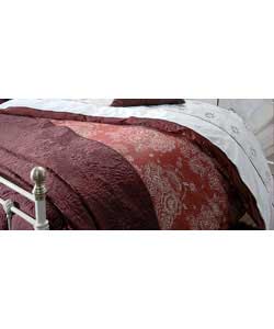 See See King Size Bedspread - Rouge