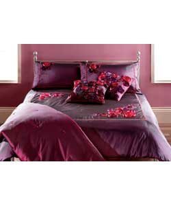 Unbranded See See Rositta Kingsize Duvet Set - Damson