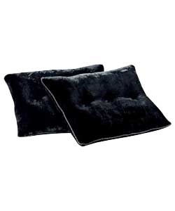 Unbranded See See Velvet Cushion Pair Black